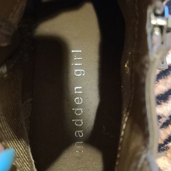 Madden‎ girl womens brown side zip ankle booties size 7 1/2 - Picture 4 of 8